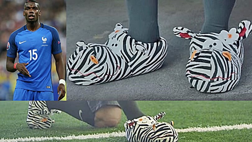 Pogba in ciabatte, quando alla Juve le portava Pirlo