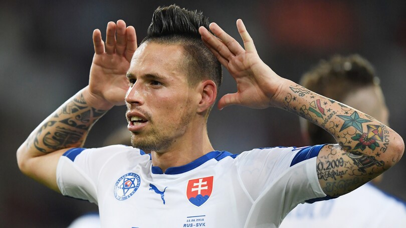 Euro 2016, Russia-Slovacchia 1-2: Hamsik show, gol e assist