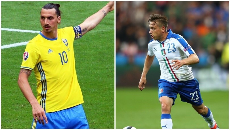 Giaccherini contro Ibrahimovic: il gigante ce l'ha l'Italia