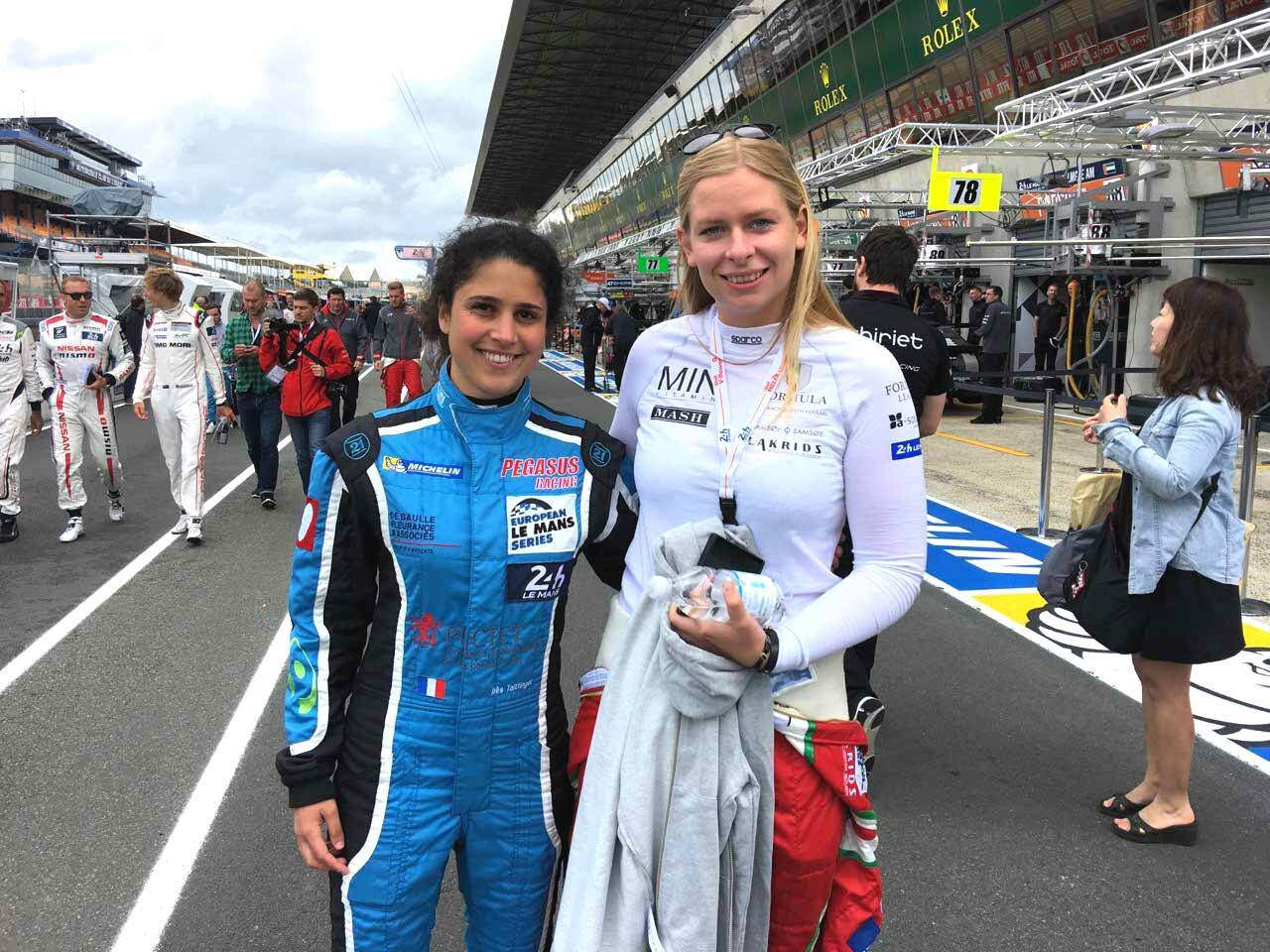 Ines Tattainger, Miss Champagne alla 24 Ore di Le Mans