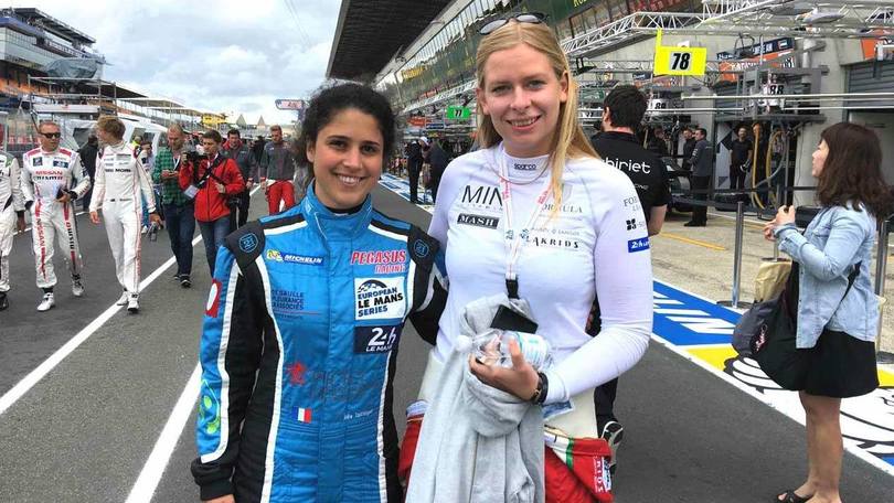 Ines Tattainger, Miss Champagne alla 24 Ore di Le Mans