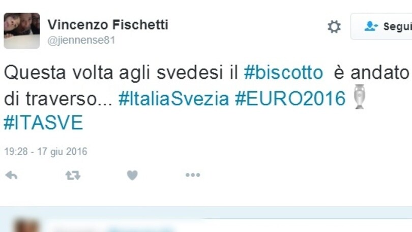 Euro 2016, Italia-Svezia: tutti i commenti dei tifosi su twitter
