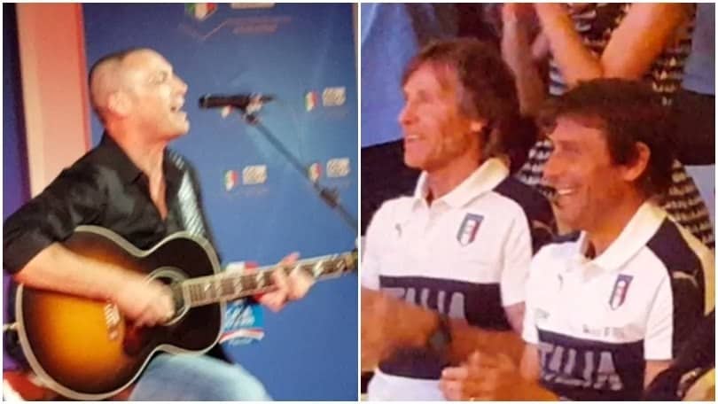 Casa Azzurri, Alex Britti fa cantare Conte