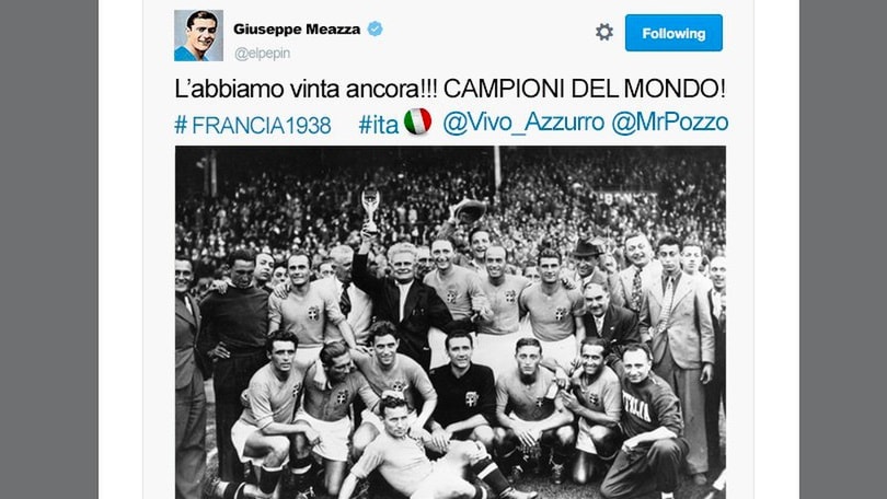 Italia, i mondiali del '38 se ci fosse stato Twitter