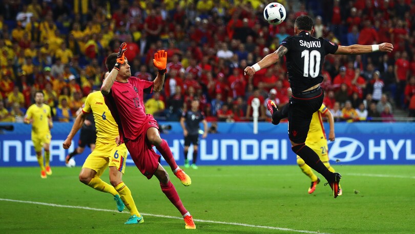 Euro 2016, Romania-Albania 0-1: Sadiku fa sperare De Biasi