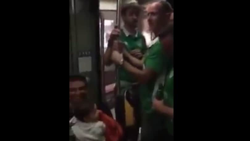 Euro 2016, c'è un neonato sul treno: i tifosi irlandesi gli cantano la ninna nanna!