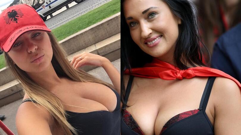 Rike e Irid, le due tifose albanesi che infiammano Euro 2016