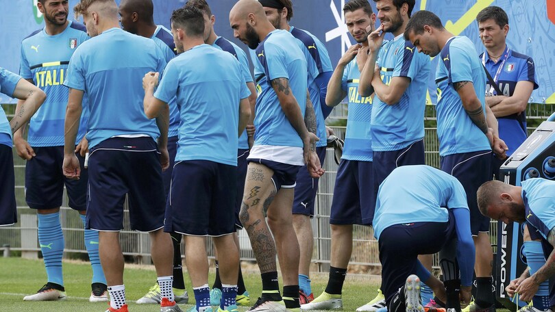 Euro 2016, l'Italia si allena prima dell'Irlanda
