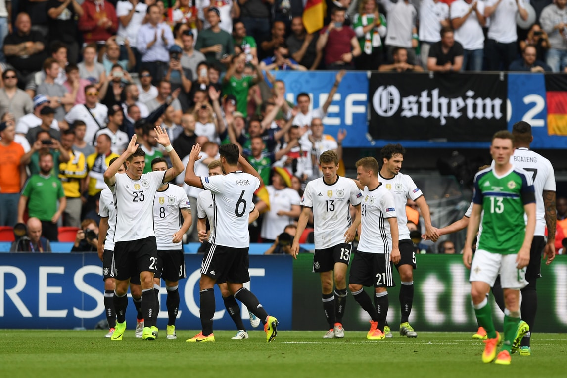 Euro 2016 Irlanda del Nord-Germania 0-1, decide un gol di Gomez al 29'