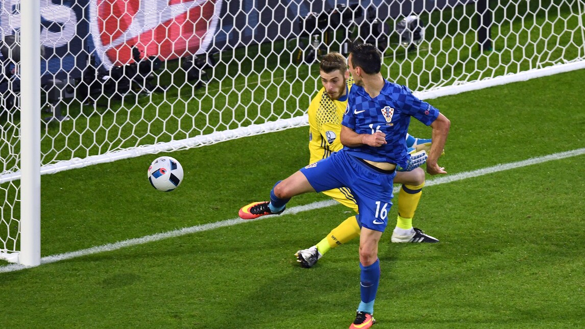 Croazia-Spagna, Kalinic show: il colpo di tacco è da applausi