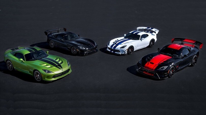 Dodge Viper, 25 anni di carriera in 5 serie speciali