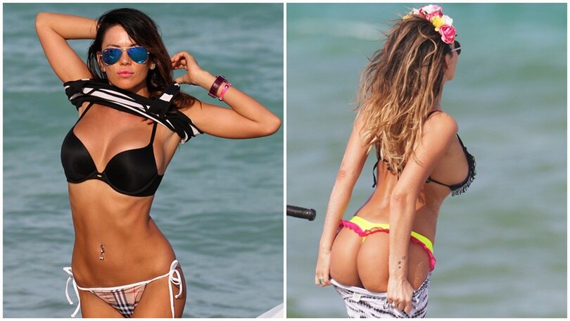 Karina Jelinek si tiene in forma prendendo il sole a Miami