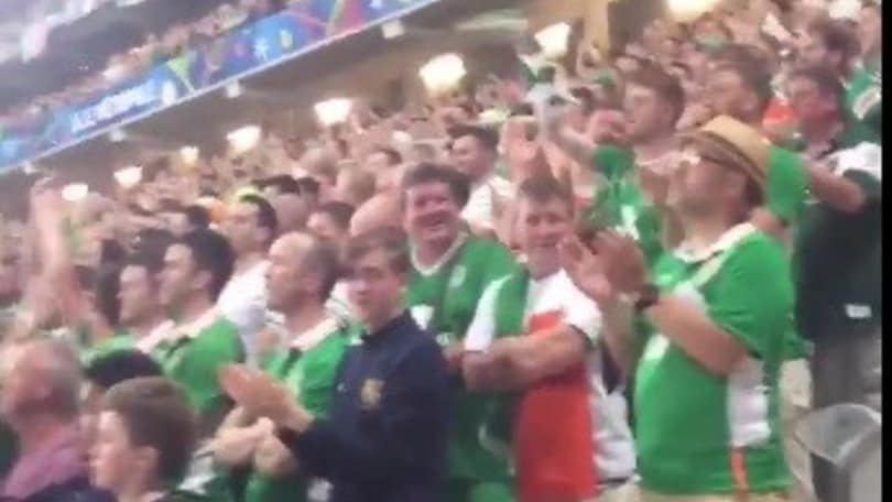 Fratelli d'Irlanda: i tifosi irish cantano l'inno italiano a Lille