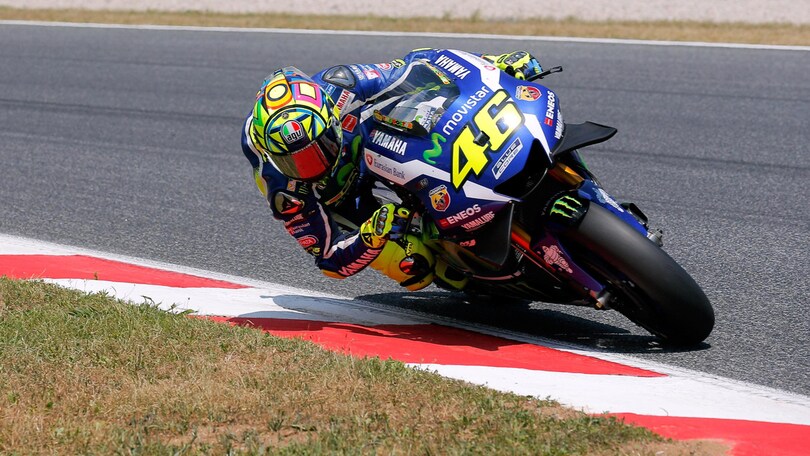 MotoGp Yamaha, Rossi: «Buon giro con la gomma morbida»