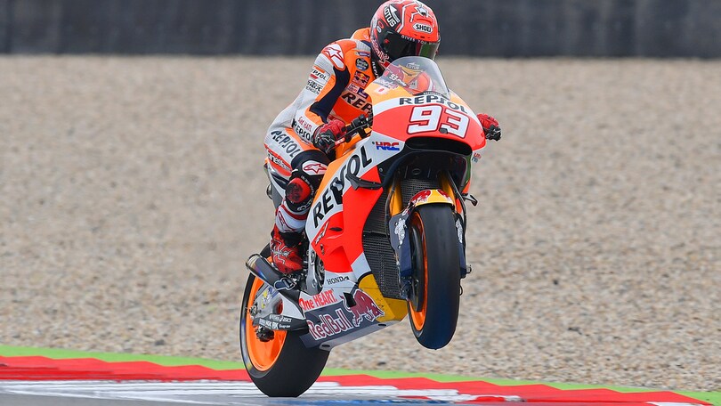 MotoGp Assen, Marquez: «Quarto al via non è male»