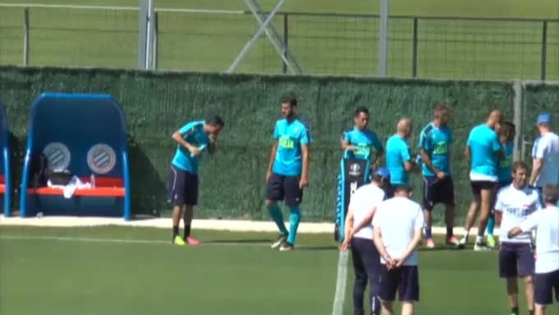 Euro 2016, l'allenamento dell'Italia