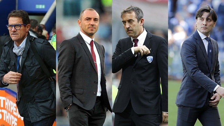 Calciomercato Milan, ore decisive per l'allenatore: Capello più Brocchi, Giampaolo o Montella