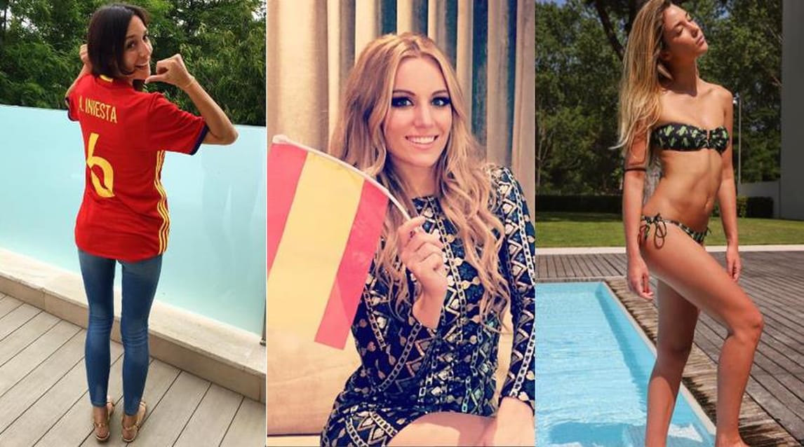 Euro 2016, le wags spagnole non stanno a guardare