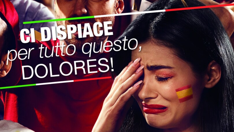 PandAzzurri segna il terzo gol alla Spagna: «Ci dispiace per questo...Dolores»