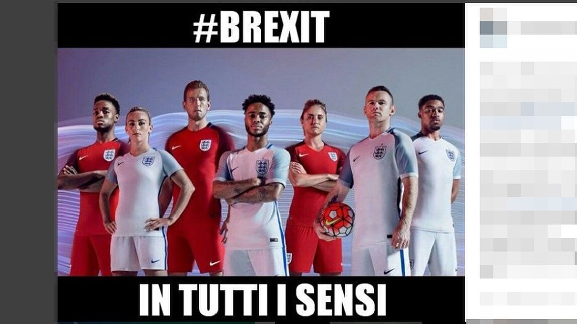 Ancora Brexit, l'Inghilterra saluta Euro 2016 e il web se la ride