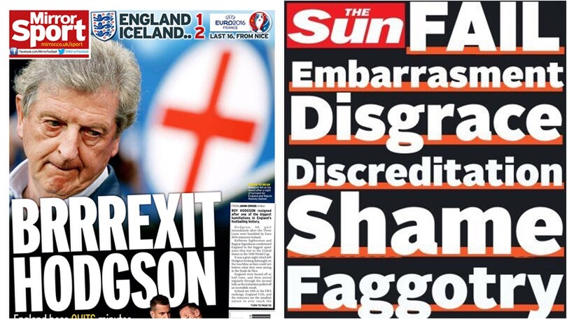 Vince l'Islanda, Inghilterra ko. I tabloid: «Stupidi, siete fuori»