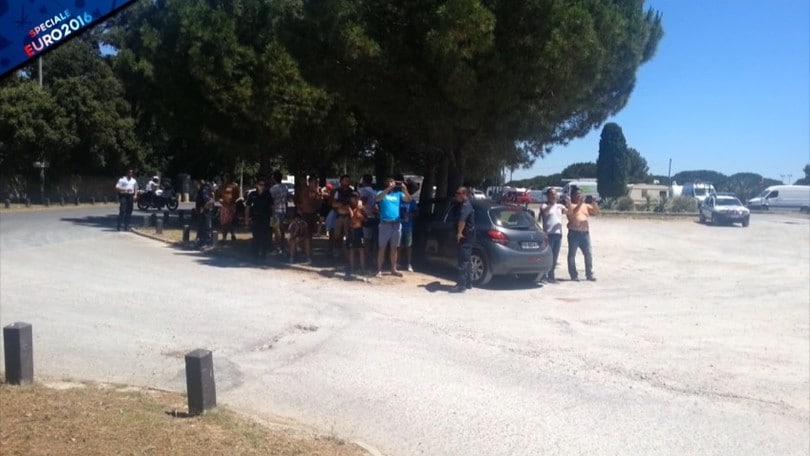 Montpellier, si attende l'uscita degli Azzurri...