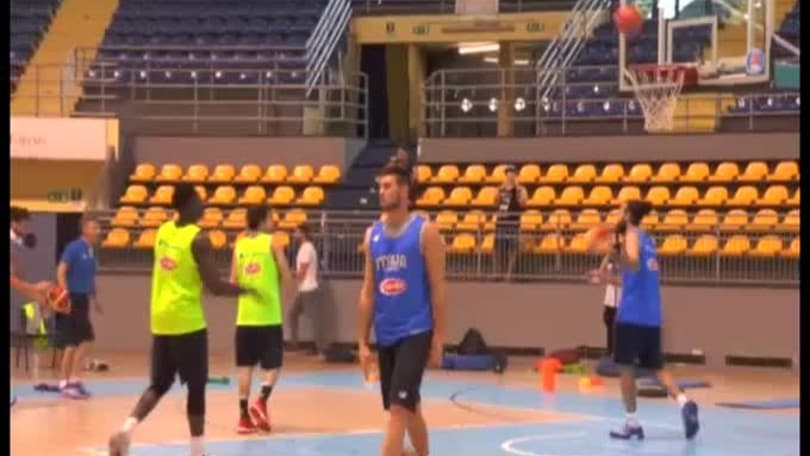Basket, l'Italia si allena per il pre olimpico
