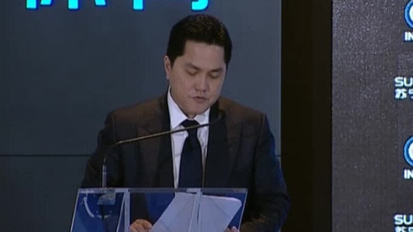 Thohir: "Grazie Moratti"
