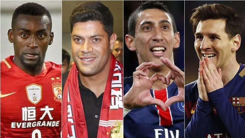 La top 10 dei calciatori più ricchi al mondo: Hulk sale sul podio