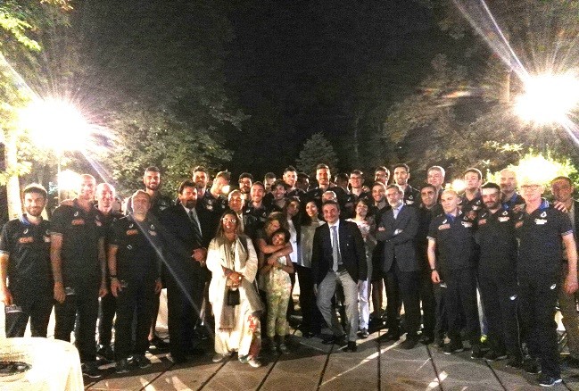 Volley: La nazionale italiana ricevuta dall'Ambasciatore a Teheran