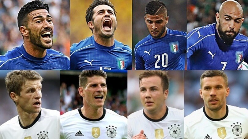 Italia-Germania: attacchi a confronto