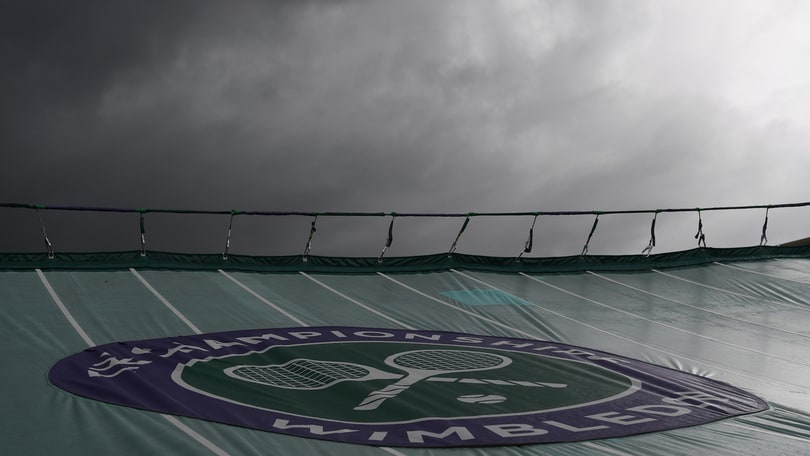Tennis, a Wimbledon vince la pioggia