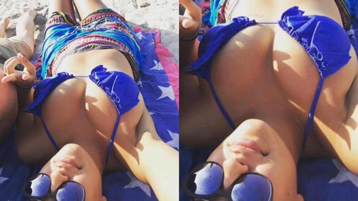 Euro 2016, il bikini azzurro di miss Italia per la sfida con la Germania