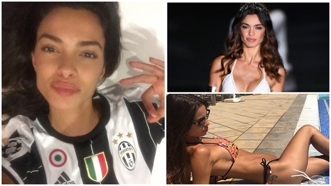 La Juventus ha una nuova wag: lady Alves con la maglia bianconera!
