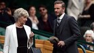 Wimbledon, sugli spalti c'è Beckham insieme alla mamma