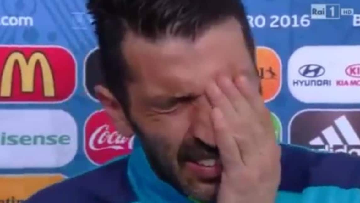 Euro 2016, Italia: Buffon in lacrime dopo la sconfitta