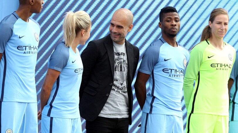 «Welcome Pep!», Guardiola inizia l'avventura al Manchester City