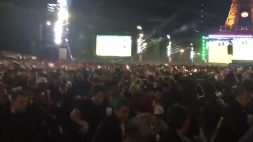Germania-Italia, scoppia un petardo: panico nella Fan Zone