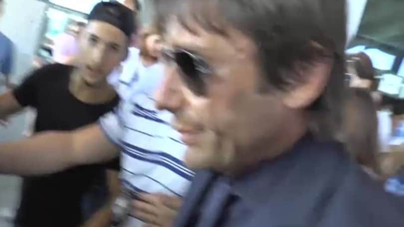 Il ritorno degli azzurri, Conte: "Grazie a tutti"