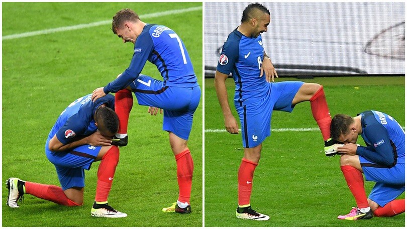 Francia-Islanda, per Payet e Griezmann scambio di baci sugli scarpini