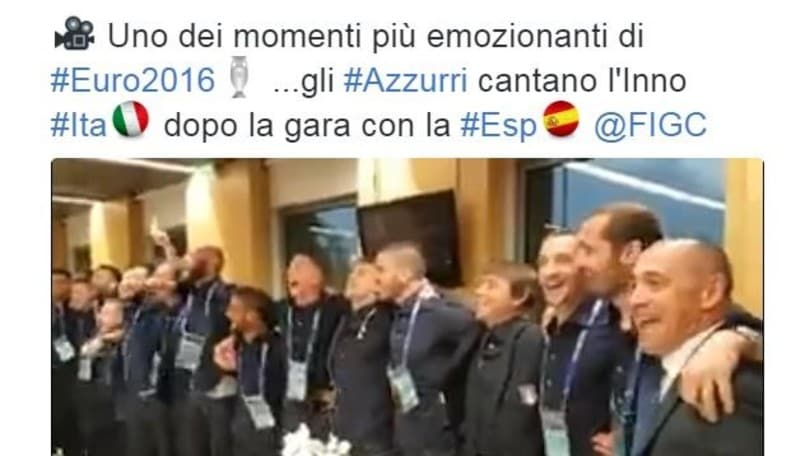 Euro 2016 Italia, dopo la Spagna tutti a cantare l'inno