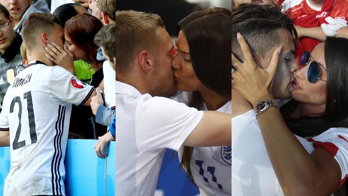 Euro 2016, Baci, abbracci, coccole. Che teneri i calciatori