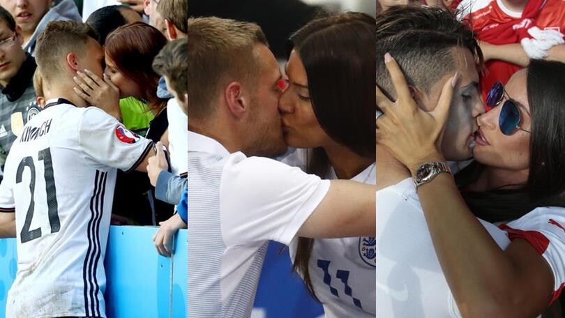 Euro 2016, Baci, abbracci, coccole. Che teneri i calciatori