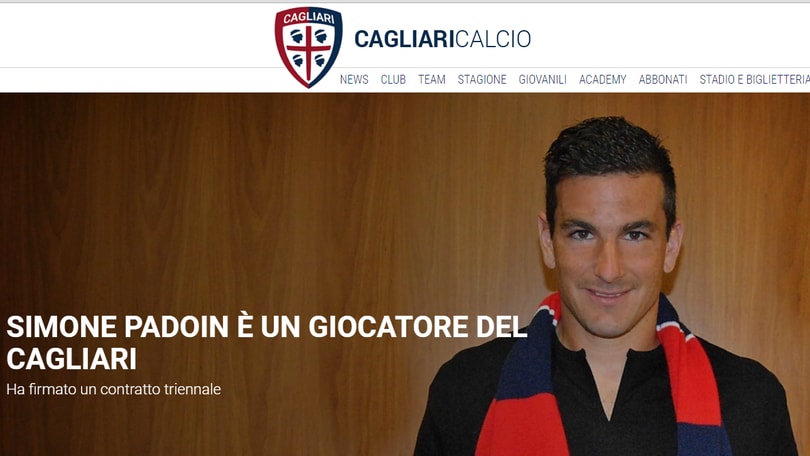 Calciomercato, ufficiale: Padoin è un giocatore del Cagliari