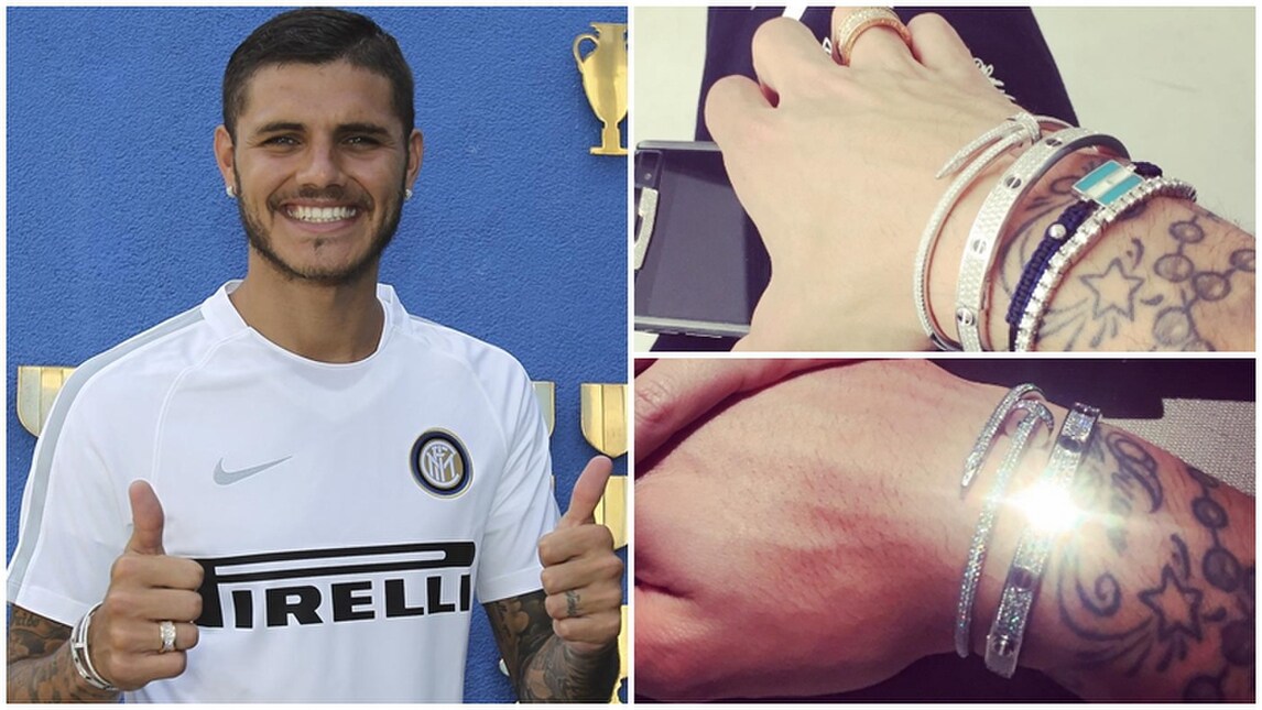 Inter, il lato sobrio di Icardi: anche in allenamento con i suoi diamanti!