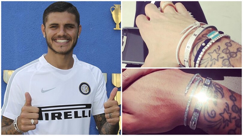 Inter, il lato sobrio di Icardi: anche in allenamento con i suoi diamanti!