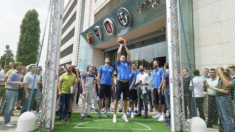 Fiat augura "in bocca al lupo" agli Azzurri del basket
