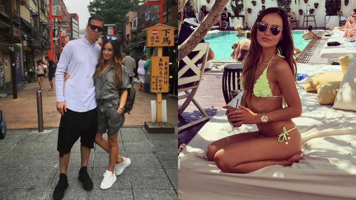 Roma, Szczesny: luna di miele a Tokyo con la sua Marina