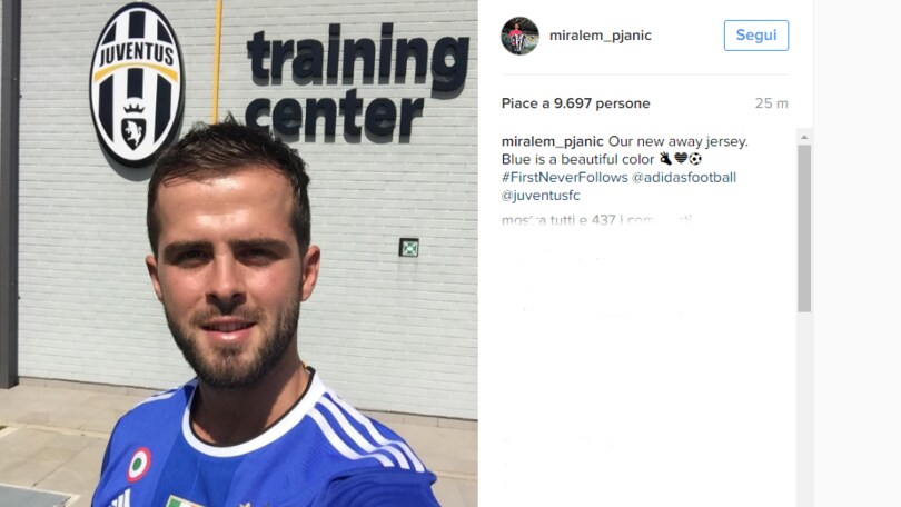 Seconda Maglia Juventus MIRALEM PJANIC Seconda Maglia Juventus MIRALEM PJANIC