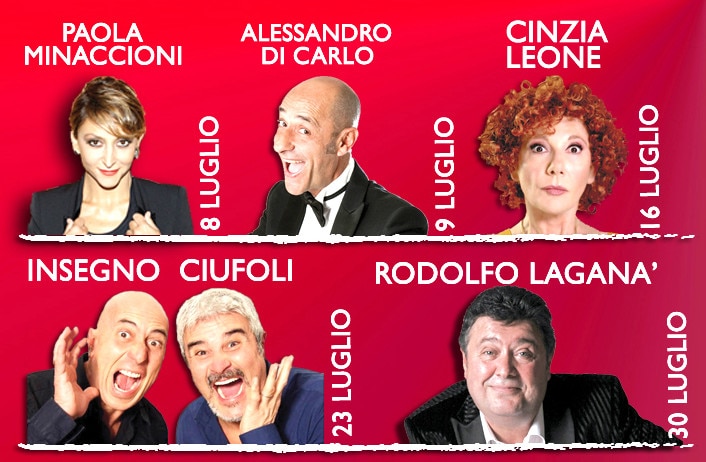 Paola Minaccioni apre le “Le Terrazze Teatro Festival”